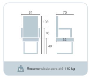 Cadeira Presidente Escritório Blm 720 F - Aproximação