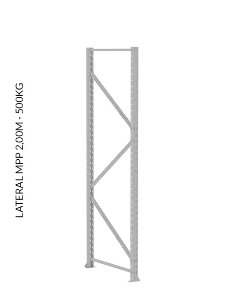 Mini Porta Pallet Módulo Inicial 2,00 X 1,80 X 0,80 - 500 Kg Por Nível