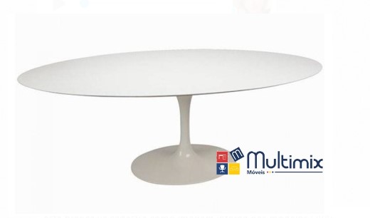 Mesa de Jantar Saarinen - modelo OVAL com 1,60 m x 0,90 m