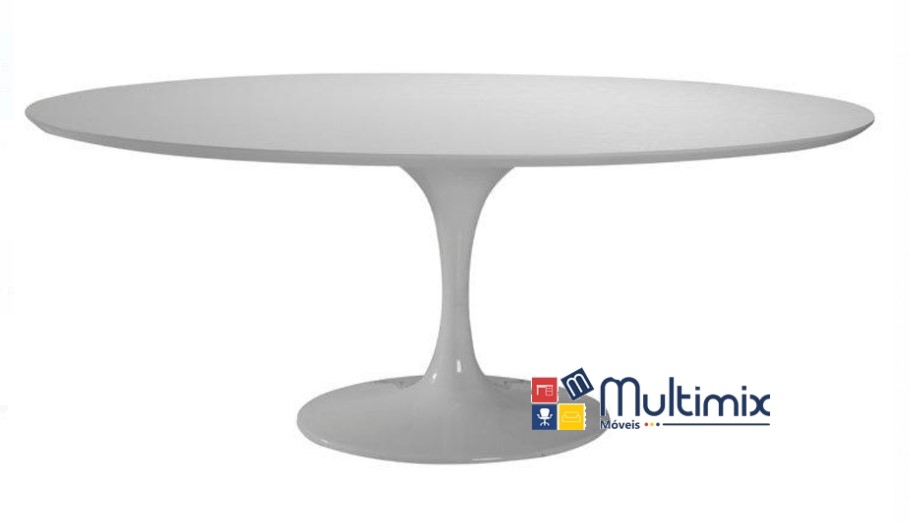 Mesa de Jantar Saarinen - modelo OVAL com 1,90 m x 1,10 m