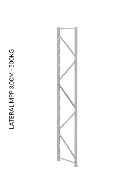 Mini Porta Pallet Continuação 3,00 X 1,80 X 0,80 - 500 Kg por Nível