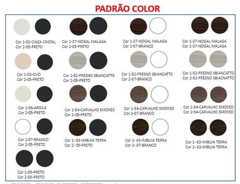 Tampo Junção para Armário 90 x 60 - Linha Prima Impact 40mm