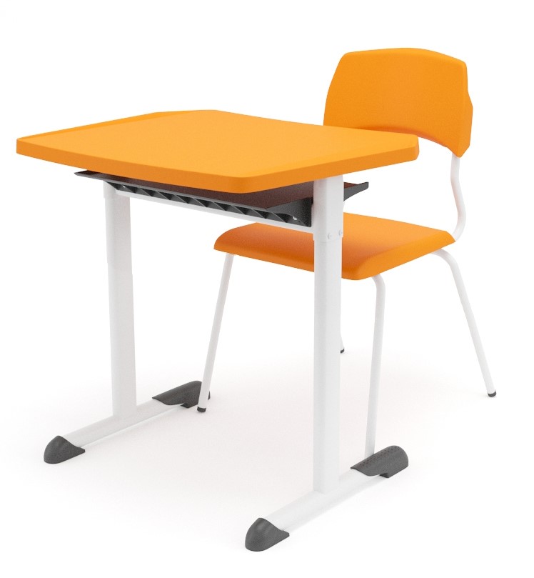 Conjunto Mesa e Cadeira Escolar Eloplax Adulto