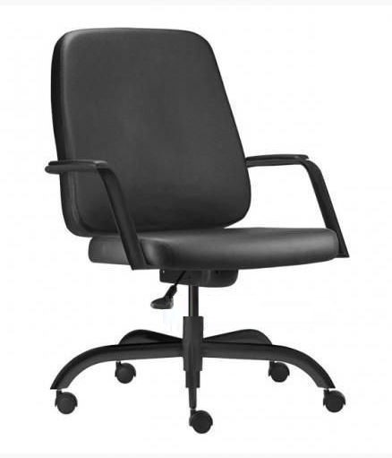 Cadeira para Escritório Maxxer para Obeso Luxo / Plus Size - Base em Metal Preto - Até 150 kgs